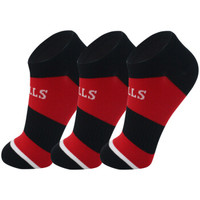 NBA篮球运动船袜 低帮短筒棉袜 跑步训练袜子 3双装 公牛队