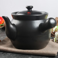 KANGSHU 康舒 56# 陶瓷药煲 3.1L 黑色  