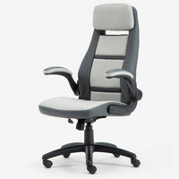 博泰(BJTJ) 电脑椅子 办公椅 家用可转椅可升降椅 老板椅 灰色BT-90560H