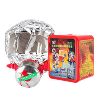 浙安新国标3C认证防毒面具过滤式消防自救呼吸器防烟逃生面罩防火面罩方盒款