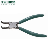 世达(SATA)72041 德式穴用曲口卡簧钳5英寸