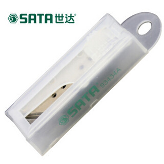 世达（SATA) 93434A 10件套实用刀梯形刀片 壁纸裁纸刀片