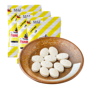 FISHERMAN'S FRIEND 渔夫之宝润喉糖 水果柠檬味 11g*3袋 袋装