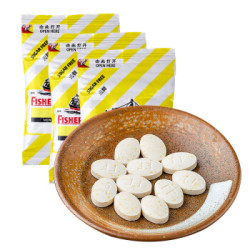 英国进口 渔夫之宝 fisherman's friend 润喉糖 水果柠檬味糖果(无糖)11g*3袋(自封袋装) *10件