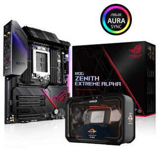 玩家国度（ROG） ROG ZENITH EXTREME ALPHA主板（AMD X399/ TR4）+Threadripper 2990WX 处理器 板U套装