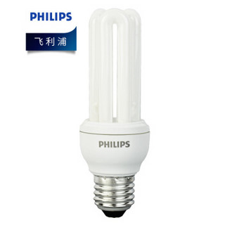 PHILIPS/飞利浦 紧凑型节能灯 超紧凑U形节能灯 Genie 8W E27 CD 8W 白光