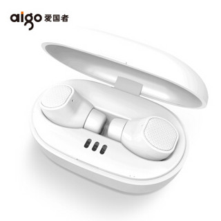 爱国者 aigo T05 TWS2 真无线立体声耳机 蓝牙耳机 白色 入耳式