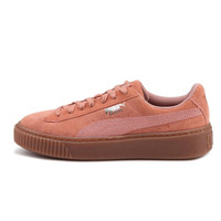 PUMA 彪马 蕾哈娜 厚底松糕鞋 粉色 女鞋 Suede Platform 365109-02 粉色  38