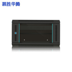 慕勝華騰 MS.6406 6u網絡機柜墻柜 交換機機柜弱電監控加厚鋼板厚度鋼化玻璃小型機柜