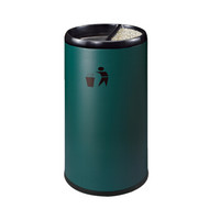 南 GPX-110HX 港式垃圾桶 户外烟灰桶垃圾筒公用垃圾箱果皮桶 墨绿色