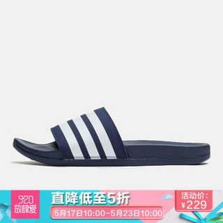 adidas 阿迪达斯 游泳系列 男子  ADILETTE COMFORT 运动 拖鞋 B42114 蓝色 44.5码 UK10码