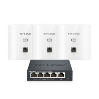 TP-LINK 普联 TL-R470GP 分布式路由器+面板AP*3