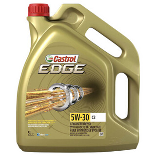 嘉实多（Castrol）全合成机油 极护EDGE FST 5W-30 C3 SN 5L 欧盟原装进口