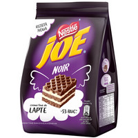 欧洲进口 雀巢(Nestle) JOE Noir 卓脆 巧克力可可味夹心威化饼干 独立包装 180g