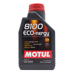 欧洲进口 摩特(Motul) 全合成机油 8100ECO NERGY 5W-30 A5/B5 SL 1L/桶