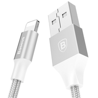 BASEUS 倍思 充电线 (苹果Lightning、1m、银色)
