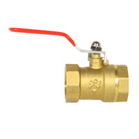 信业 黄铜球阀 全铜内螺纹球阀小体216 开关阀门 1.2寸DN32（2只）