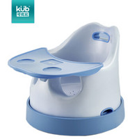 可优比(KUB) 宝宝餐椅便携式多功能儿童餐椅吃饭餐桌椅婴儿学座椅子凳子蓝色