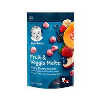 Gerber嘉宝 混合水果味酸奶小溶溶豆宝宝零食3段8个月以上28g