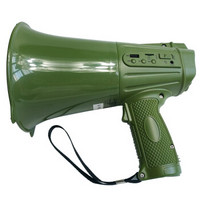德艾特 绿色大功率喊话器 录音扩音器 手持喇叭 可充电 可插卡