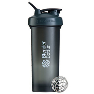 Blender Bottle 经典款Pro45大号蛋白粉摇摇杯 运动健身水杯带搅拌球 白色 约1300ml