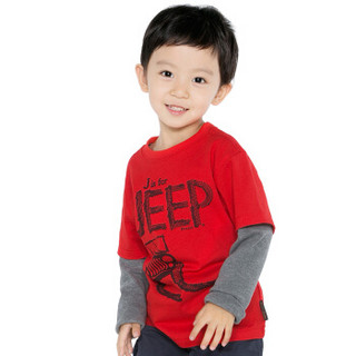 JEEP J4820025 棉质针织男童T恤 5码