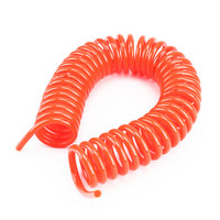 伊莱科(ELECALL)ET08050091 气管PU弹簧管PU管空压机软管伸缩风管气泵汽管 8x5mm红色9M