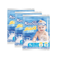 KooDoo 可哆 3XL6101B 男宝宝游泳纸尿裤XL3片（12-17kg）
