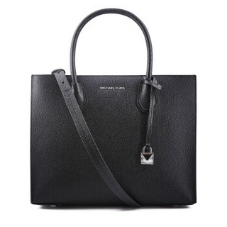 MICHAEL KORS 迈克·科尔斯 MERCER系列 女士皮质手提包 30F6SM9T3L BLACK 黑色 大号