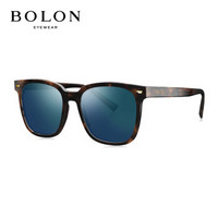 暴龙 BOLON眼镜男款新款板材太阳镜时尚D形框偏光墨镜BL3019D20