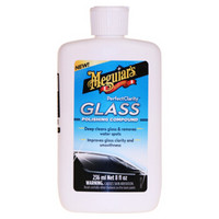 Meguiar's 美光 Micron 美光 Meguiar's）車窗玻璃拋光去油膜3M去除劃痕修復清潔劑美國原裝進口8408 236ML