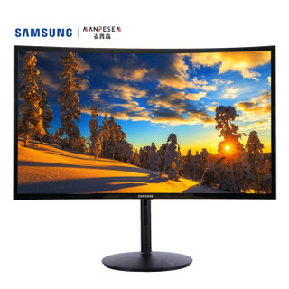 SAMSUNG 三星 C27F390FHC 27英寸显示器 1920×1080 VA  