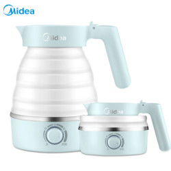 美的(Midea)电水壶 食品级硅胶折叠 智能防干烧 MK-SH06S201