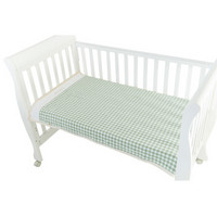 良良(liangliang)婴儿床凉席竹纤维加大夏季新生儿童宝宝幼儿园席子绿色125*74cm