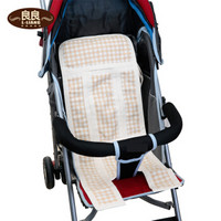 良良(liangliang)婴儿推车凉席苎麻儿童夏季童车座椅凉席垫米咖83*30cm