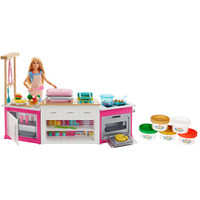 芭比 Barbie 儿童女孩玩具 送礼佳品 芭比娃娃之梦幻厨房 FRH73