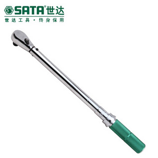 世达（SATA）1/2‘’系列专业级可调式扭力扳手 银白色 96312  40-200N.m