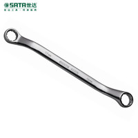 世达(SATA) 公制全抛光30度双梅花扳手24mm*27mm 板子全抛光双梅花眼镜扳手 42211 现货