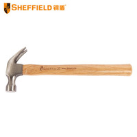钢盾 SHEFFIELD S088208 木柄羊角锤 木工锤 工地多功能实心锤 羊头锤 工具铁锤 榔头 硬木柄羊角锤8oz