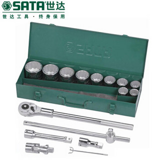 世达 SATA 09015 15件19MM系列12角套筒组套