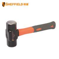 钢盾 SHEFFIELD S089114 大铁锤 防震纤维柄八角锤 榔头大锤子石工锤 纤维柄八角锤14LB