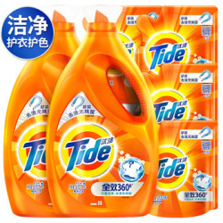 汰渍 全效360度洗衣液(2.8kg*2+200g*4) *2件
