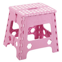 REDCAMP 折叠凳子便携式户外钓鱼凳子小板凳写生美术生椅子家用排队小马扎 粉色高30cm