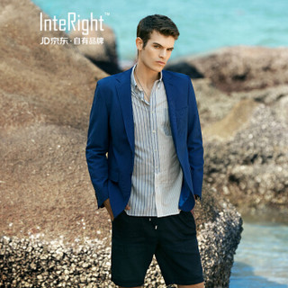 InteRight 时尚休闲修身 男士西装外套
