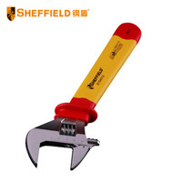 钢盾 SHEFFIELD S154008 注塑型双色绝缘活动扳手 注塑型双色绝缘活动扳手8