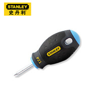 史丹利(STANLEY)米字螺丝刀 三色柄螺丝批米字起子改锥#1x30mm短款 65-408-14
