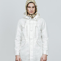 AK男装 (AKSERIES)法国“F-2”战地风衣夹克 1806202 白色 M