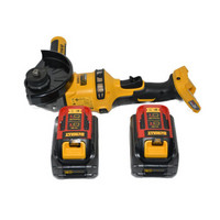 DEWALT 得伟工务用 大功率充电角磨机 60V 125mm 1700W 电子离合器 带刹车 DCG414T2-A9 两电一充 6.0AH 1套