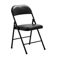 欧宝美简易折叠椅便携办公椅会议椅电脑培训椅黑色