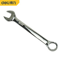 deli 得力19mm 镜面两用扳手 双头呆梅扳手 DL33119 （1盒6支装）